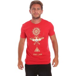 Abbigliamento Uomo T-shirt maniche corte Roberto Cavalli HST65B Rosso
