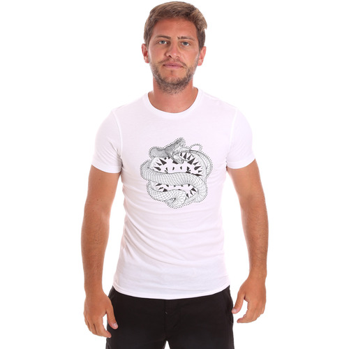 Abbigliamento Uomo T-shirt & Polo Roberto Cavalli HST64B Bianco