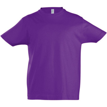 Abbigliamento Unisex bambino T-shirt maniche corte Sols 11770 Viola