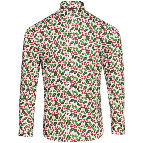 Abbigliamento Uomo Camicie maniche lunghe Christmas Shop CS001 Multicolore