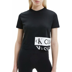 Abbigliamento Donna T-shirt maniche corte Calvin Klein Jeans Authentic Nero