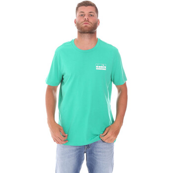 Abbigliamento Uomo T-shirt & Polo Diadora 502175837 Verde