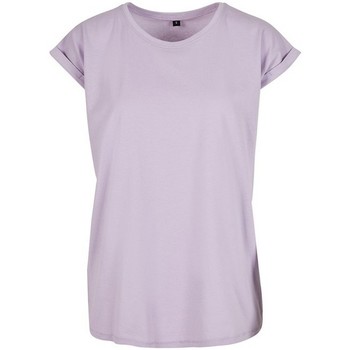 Abbigliamento Donna T-shirts a maniche lunghe Build Your Brand Extended Viola