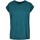 Abbigliamento Donna T-shirts a maniche lunghe Build Your Brand Extended Blu