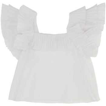 Abbigliamento Bambina Top / Blusa Dixie CAMICIA M/M GIRL White