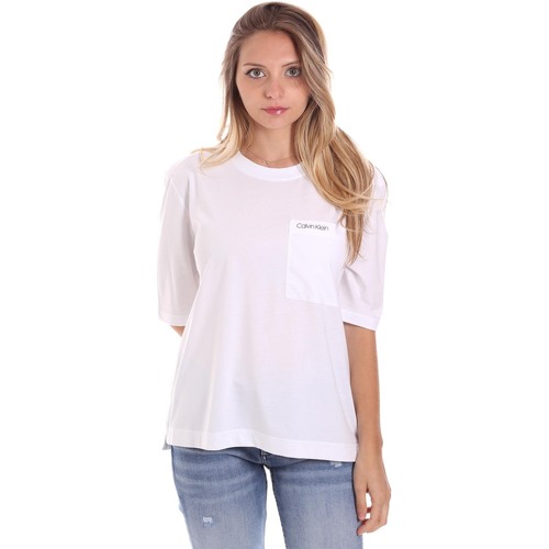 Abbigliamento Donna T-shirt & Polo Calvin Klein Jeans K20K202941 Bianco