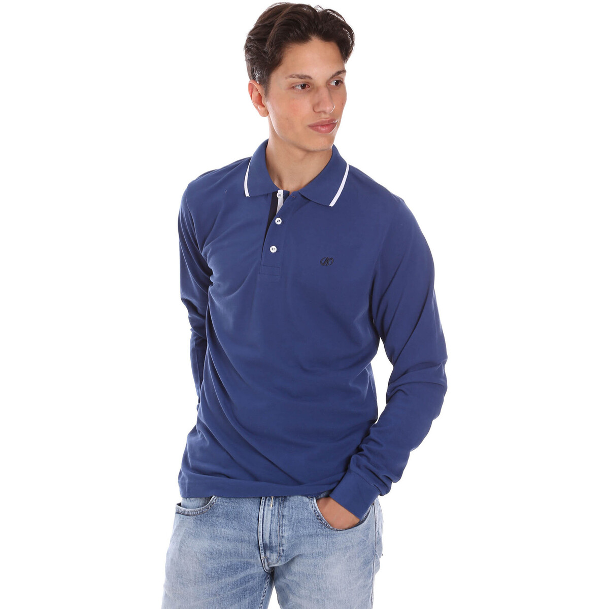 Abbigliamento Uomo T-shirt & Polo Key Up 2L711 0001 Blu