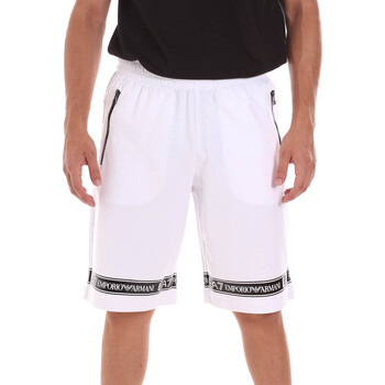 Abbigliamento Uomo Shorts / Bermuda Ea7 Emporio Armani 3KPS56 PJ05Z Bianco