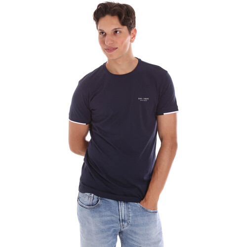 Abbigliamento Uomo T-shirt & Polo Key Up 2S420 0001 Blu