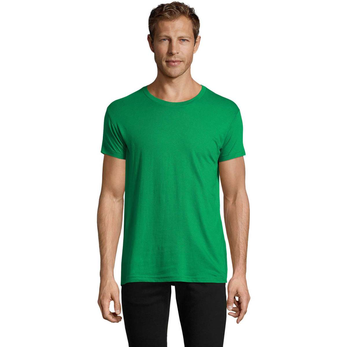 Abbigliamento Uomo T-shirt maniche corte Sols REGENT FIT CAMISETA MANGA CORTA Verde