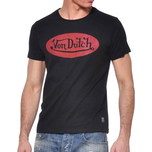 Abbigliamento Uomo T-shirt & Polo Von Dutch VD/TSC/FRONT Nero