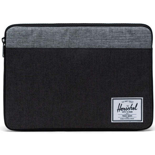Borse Porta PC Herschel Anchor Sleeve MacBook Black Crosshatch/Raven Crosshatch - 04 Grigio