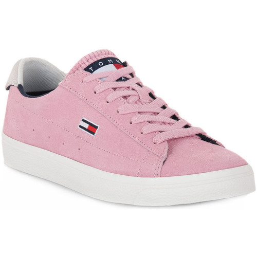 Scarpe Donna Sneakers Tommy Hilfiger TOV SUEDE LOW Rosa