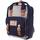 Borse Donna Zaini Doughnut Macaroon Mini Backpack - Ivory Navy Multicolore