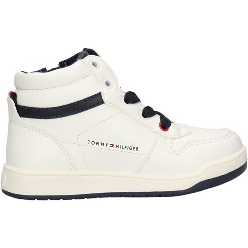 Scarpe Unisex bambino Sneakers Tommy Hilfiger T1B4-32050-336 Bianco
