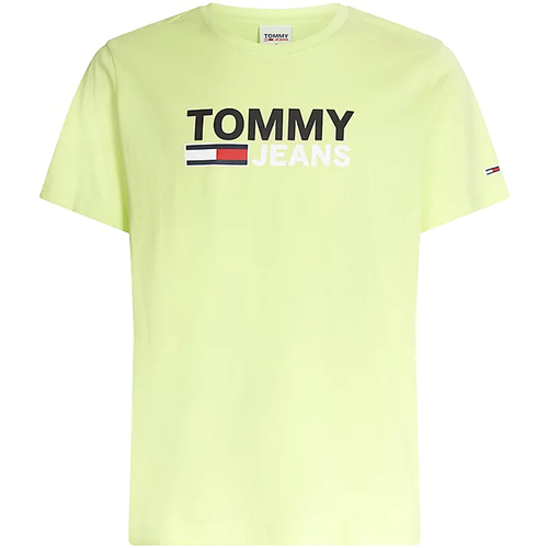 Abbigliamento Uomo T-shirt & Polo Tommy Jeans DM0DM10214 Verde