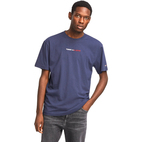 Abbigliamento Uomo T-shirt & Polo Tommy Jeans DM0DM10219 Blu