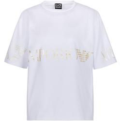 Abbigliamento Donna T-shirt maniche corte Ea7 Emporio Armani 3KTT18 TJ29Z Bianco