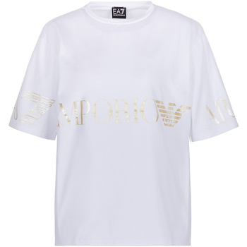 Abbigliamento Donna T-shirt maniche corte Ea7 Emporio Armani 3KTT18 TJ29Z Bianco