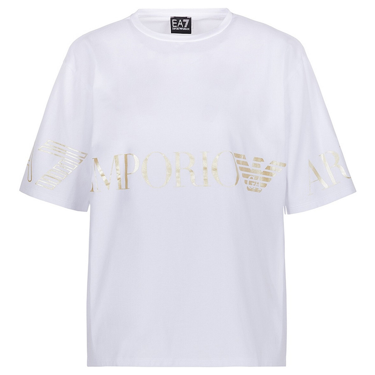 Abbigliamento Donna T-shirt & Polo Ea7 Emporio Armani 3KTT18 TJ29Z Bianco