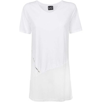 Abbigliamento Donna T-shirt maniche corte Ea7 Emporio Armani 3KTT36 TJ4PZ Bianco
