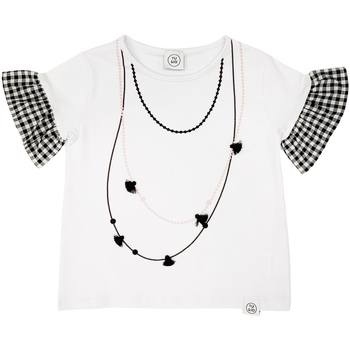 Abbigliamento Unisex bambino T-shirt & Polo Naturino 6000725 01 Bianco