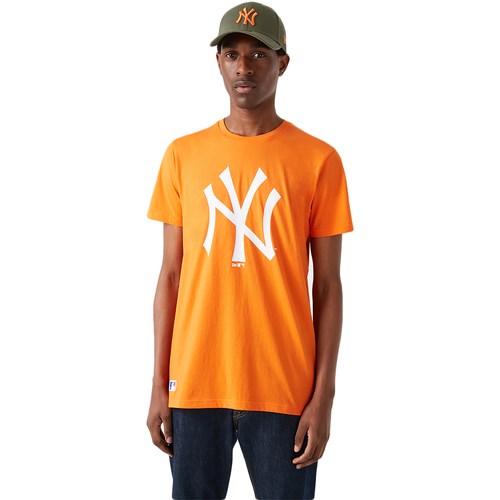 Abbigliamento Uomo T-shirt & Polo New-Era 12827226 Arancio