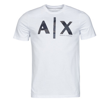 Abbigliamento Uomo T-shirt maniche corte Armani Exchange 3LZTHA Bianco / Camouflage