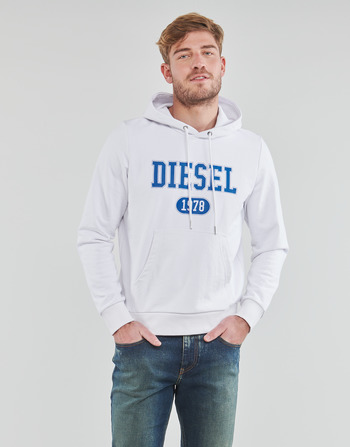 Abbigliamento Uomo Felpe Diesel S-GINN-HOOD-K25 Bianco