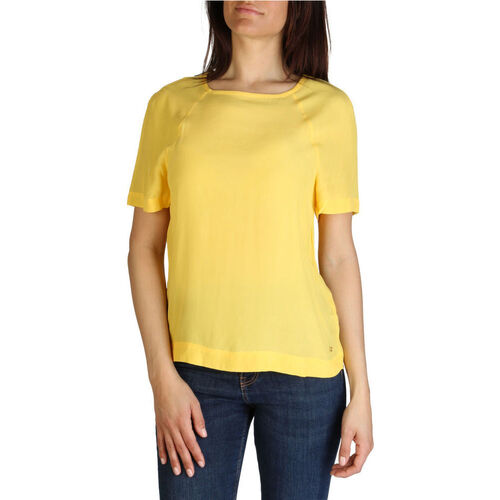 Abbigliamento Donna T-shirt maniche corte Tommy Hilfiger - xw0xw01059 Giallo