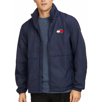 Abbigliamento Uomo giacca a vento Tommy Jeans Classic logo Blu