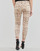 Abbigliamento Donna Pantaloni 5 tasche Freeman T.Porter ALEXA CROPPED REPTILIA Beige / Marrone