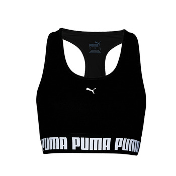 Abbigliamento Donna Reggiseno sportivo Puma MID IMPACT PUMA STRONG BRA PM Nero
