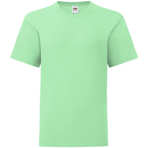 Abbigliamento Unisex bambino T-shirt maniche corte Fruit Of The Loom 61023 Verde