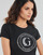 Abbigliamento Donna T-shirt maniche corte Guess SS G CREST LOGO R3 Nero