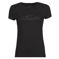 Abbigliamento Donna T-shirt maniche corte Guess SS CN ASTRELLE TEE Nero