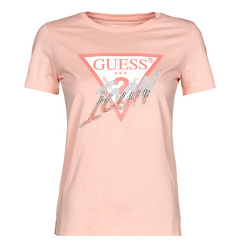 Guess SS CN ICON TEE Peche
