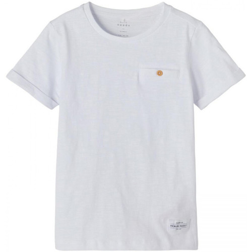 Abbigliamento Bambino T-shirt & Polo Name it 13189441 Bianco