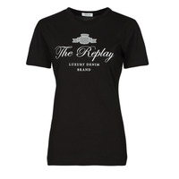 Abbigliamento Donna T-shirt maniche corte Replay W3572A Nero