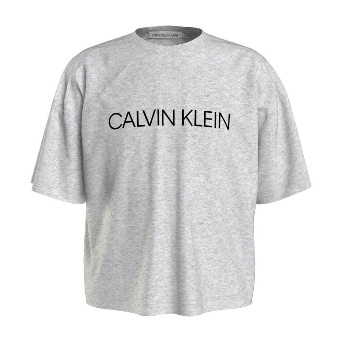 Abbigliamento Bambina T-shirt maniche corte Calvin Klein Jeans  Grigio