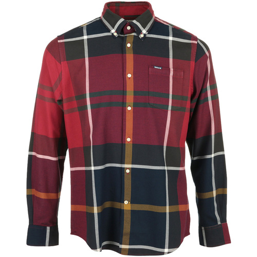 Abbigliamento Uomo Camicie maniche lunghe Barbour Dunoon Tailored Shirt Rosso