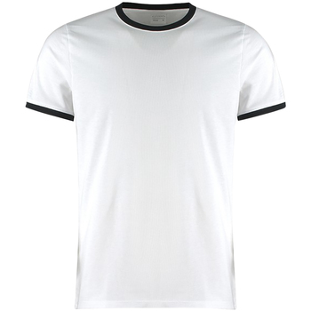 Abbigliamento Uomo T-shirts a maniche lunghe Kustom Kit Ringer Nero