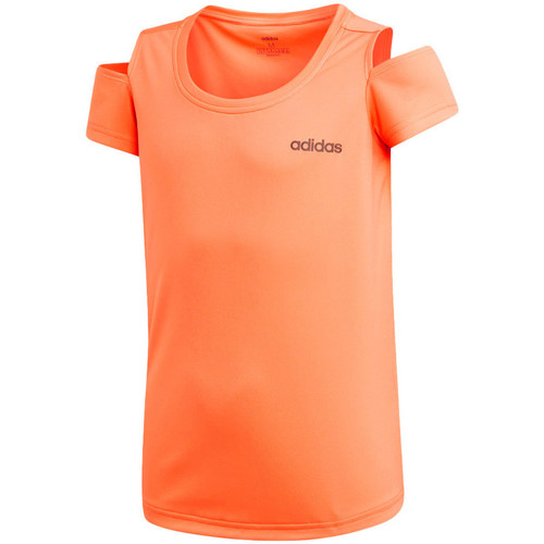 Abbigliamento Bambina T-shirt & Polo adidas Originals EH6153 Arancio