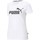 Abbigliamento Donna T-shirt maniche corte Puma Ess Logo Tee Bianco