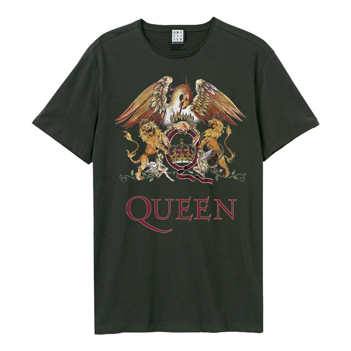 Abbigliamento T-shirts a maniche lunghe Amplified Royal Crest Grigio