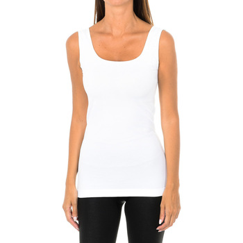 Abbigliamento Donna Top / T-shirt senza maniche Intimidea 210150-BIANCO Bianco