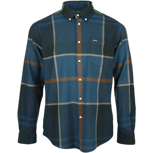 Abbigliamento Uomo Camicie maniche lunghe Barbour Dunoon Tailored Shirt Blu