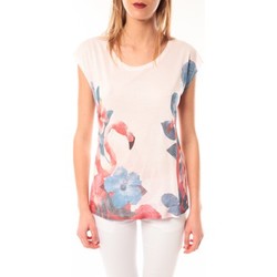 Abbigliamento Donna T-shirt maniche corte Little Marcel T-shirt E15FTSS0231 Tibali Rose poudre Rosa
