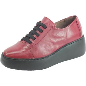 Scarpe Donna Sneakers Wonders A-8338 Velvet Rosso