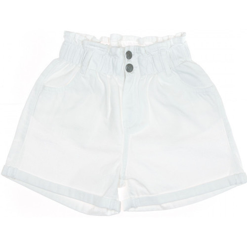 Abbigliamento Bambina Shorts / Bermuda Teddy Smith 50406558D Bianco